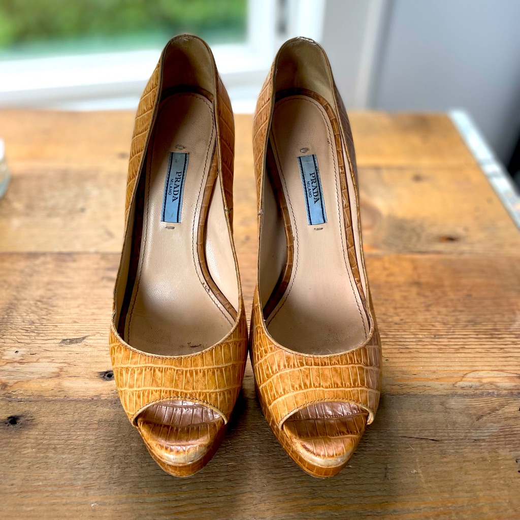 Prada Learher Heels